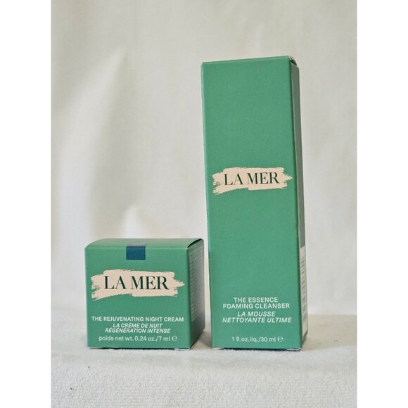 La Mer the Rejuvenating night cream and the essence facial cleanser bundle - Picture 1 of 1